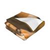 Golden Retriever Flannel Blanket for Dogs, Puppies & Pets, Soft Plush Microfiber, 101.6 x 76.2 cm view 2