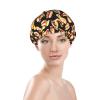 WURTON Fun Food Hot Dogs Print Shower Cap for Women view 3