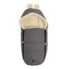 Kaiser 65322 HOODY MAUS WOOL Baby Car Seat Wool Footmuff, Sleet Gray view 1