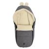Kaiser 65322 HOODY MAUS WOOL Baby Car Seat Wool Footmuff, Sleet Gray view 3