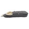 Kaiser 65322 HOODY MAUS WOOL Baby Car Seat Wool Footmuff, Sleet Gray view 4