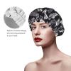 WURTON Soft Reusable Shower Cap for Women with Paw Prints view 4