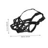 Angoily 2-Piece Adjustable Breathable Dog Muzzles for Small and Large Dogs view 3