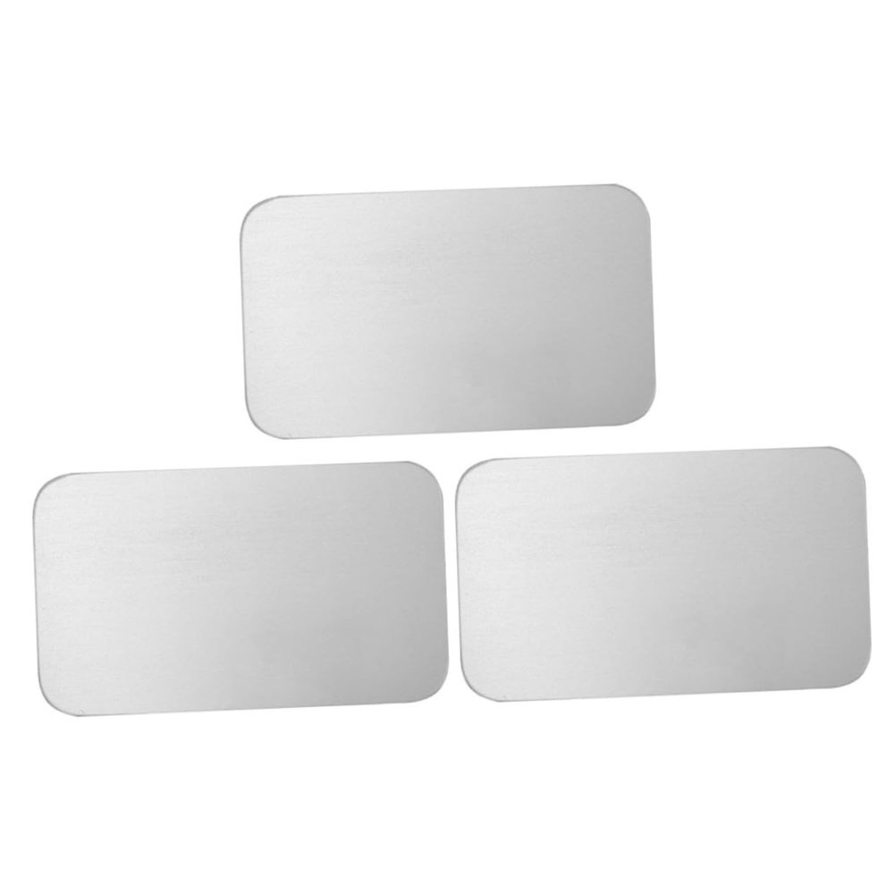 Angoily Aluminum Cooling Mats for Small Animals, 3-Pack, Fast Cooling for Hamsters and Hedgehogs