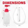 Body Care Wash System, 3-Piece Set, 300 mL Pump Bottle with Smooth Spray Nozzle view 3