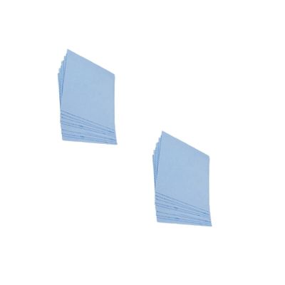 jojofuny 160-Piece Microfiber Eyeglass Cleaning Cloths, Blue