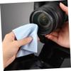 jojofuny 160-Piece Microfiber Eyeglass Cleaning Cloths, Blue view 3