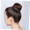 12 Thick Black Hair Ties Made of Elastic Rope for Women view 4