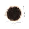 Massage Bath Brush, Brown, for Body Cleansing view 2