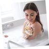 Massage Bath Brush, Brown, for Body Cleansing view 4
