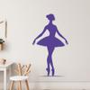 GRAZDesign Ballerina Dancer Silhouette Wall Decal for Girls’ Rooms, Large - 69 x 40 cm / Gold view 1