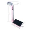 Mechanical Physician Scale with Height and Weight Measurement, Analog Dial, No Batteries Required (Pink, 120 kg) view 3