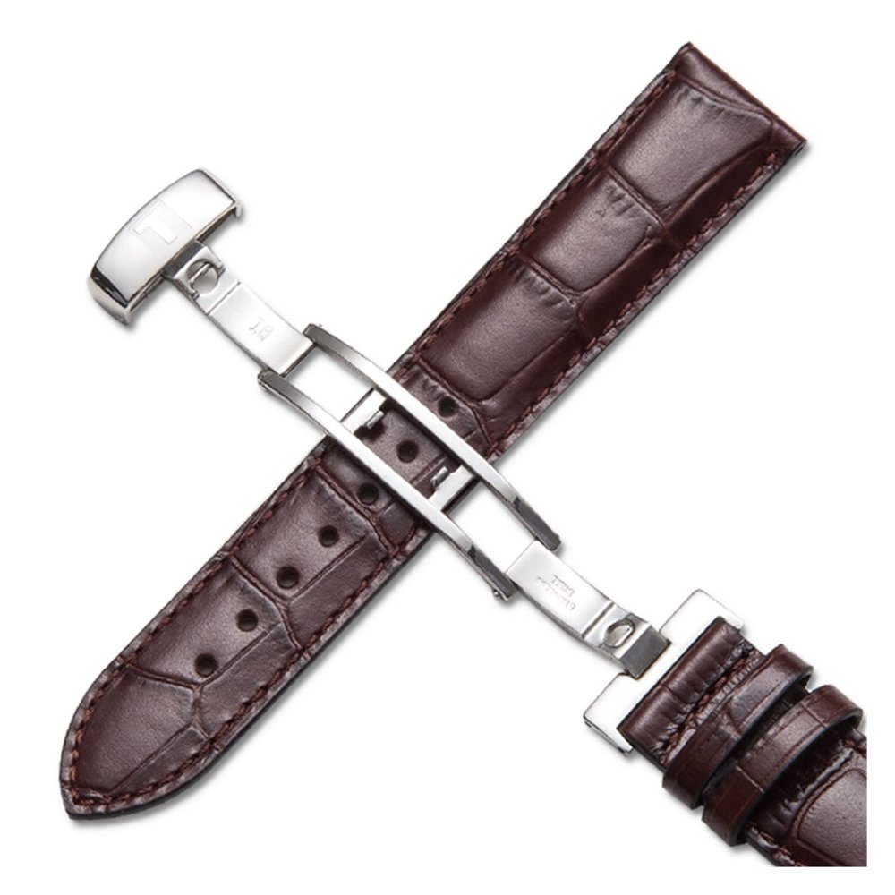 ZERAPH Genuine Leather Watch Band, 19–22 mm, Compatible with Tissot T035, Lilock, T063 and T41