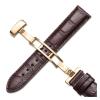 ZERAPH 19mm 20mm 21mm 22mm Genuine Leather Watch Band Compatible with Tissot T035 Lilock T063 T41, Curved End, Handmade, Butterfly Clasp view 1