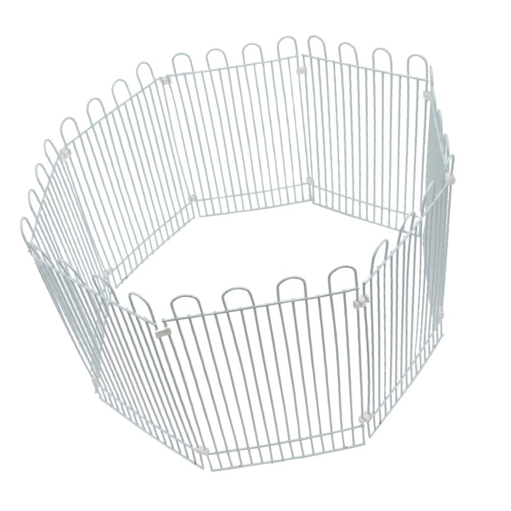 8-Piece DIY Iron Wire Hamster Fence