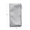 Housoutil 2-Pack Zipper Cosmetic Bags, PU Leather Makeup Pouches with Multiple Compartments view 3