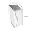 Wet Wipe Storage Box, Plastic Box with Lid, White view 2