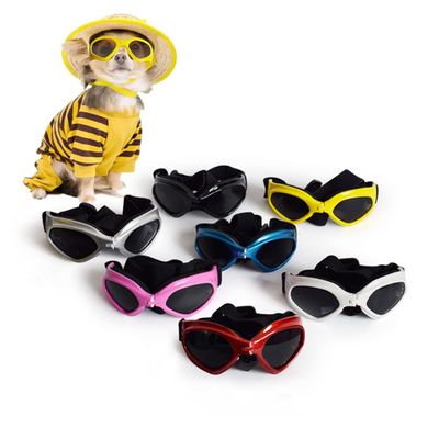 Pet Goggles for Dogs and Cats with Ventilation, Black, Ac
