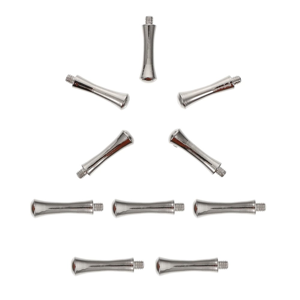 Angoily 10-Piece Stainless Steel Finger Rest for Hair Scissors