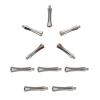 Angoily 10-Piece Stainless Steel Finger Rest for Hair Scissors view 1