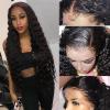 Loose Deep Wave 13 x 4 HD Lace Frontal Wig, 14–40 in Brazilian Human Hair, Natural Color view 3