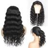 Loose Deep Wave 13 x 4 HD Lace Frontal Wig, 14–40 in Brazilian Human Hair, Natural Color view 4