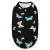 Butterfly Dress, Full-Moon Dog Shirt, Summer Pet T-Shirt, Soft Sleeveless Tank Top for Small Puppies and Cats, S view 1