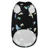Butterfly Dress, Full-Moon Dog Shirt, Summer Pet T-Shirt, Soft Sleeveless Tank Top for Small Puppies and Cats, S view 2