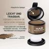 zoxpm Brown Hair Thickening Powder, 4 g Root Concealer for Women and Men, Wind- and Water-Resistant (Brown) view 4