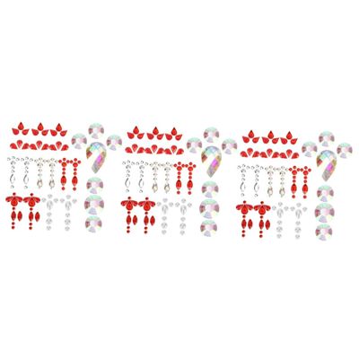 FRCOLOR 21-Sheet Self-Adhesive Face Jewels with Rhinestones for Eyes and Forehead, Glitter Makeup Stickers for Festivals, Parties, and Cosplay