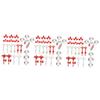 FRCOLOR 21-Sheet Self-Adhesive Face Jewels with Rhinestones for Eyes and Forehead, Glitter Makeup Stickers for Festivals, Parties, and Cosplay view 1