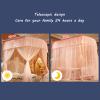 SZITW Princess Canopy for Girls, Double-Layer, for King and Large Queen Beds view 2