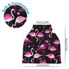 Cute Pink Flamingo Nursing Cover and Baby Car Seat Cover view 3
