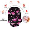 Cute Pink Flamingo Nursing Cover and Baby Car Seat Cover view 4
