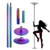 RayGenius Professional Static/Spinning Dance Pole, Portable 45 mm Pole for Home Use, Optional Extension Tubes 12.5/25/50/100 cm, 2.5–3.36 m view 1