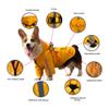Waterproof Raincoat for Small Dogs with Hood, Red view 3