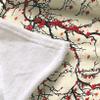 EHOMERY Soft Blanket for Children, Plum Bush, Apricot, 130 x 100 cm view 2