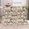 EHOMERY Soft Blanket for Children, Plum Bush, Apricot, 130 x 100 cm view 4