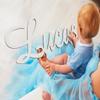 Personalized Wooden Name Sign for Nursery, Wedding or Door view 3