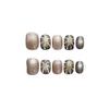 Handmade Cat-Eye Gradient Ballerina Press-On Nails, Full Coverage, Color 4, Size M view 2