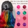 GOO GOO Colored Tape-In Human Hair Extensions, 50 cm, 30 g, 10 pcs., #Violet view 4