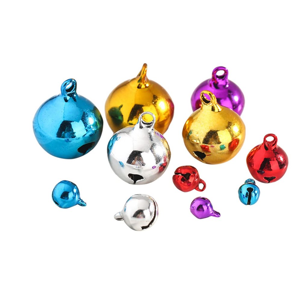 Beavorty 32-Piece Colorful Bell Charms for DIY Pet Collars
