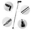 Single Walking Crutch, 10-Level Height Adjustable, Non-Slip, Lightweight Telescopic, Black, 90 cm view 2