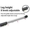 Portable Folding Adjustable Forearm Crutch for Adults, Seniors and People with Disabilities, Gray Single Piece - Star of Light view 4