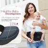 Momcozy Hip Seat Baby Carrier with Original 3D Abdominal Support and EVA Massage Pad, Black, L view 2
