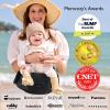 Momcozy Hip Seat Baby Carrier with Original 3D Abdominal Support and EVA Massage Pad, Black, L view 4