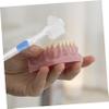 GLEAVI 15-Piece Extra-Soft Denture Brushes, Three-Sided Cleaning Brushes for Dentures and Retainers view 4