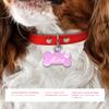 Ibera Gifts - Engraved Dog Tag in Bone Shape for Small to Medium Dogs and Cats (Pink, Crown) view 2