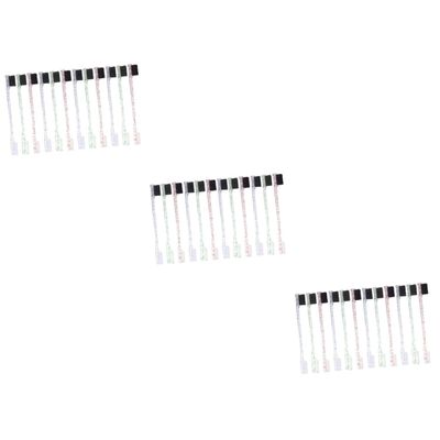 FRCOLOR 36-Piece Dual-Ended Eyebrow Brush Set with Comb and Edge Brush
