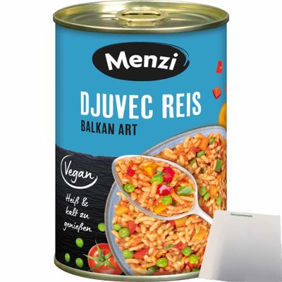 Menzi Djuvec Rice Balkan Style (400 g Can) + usy Block